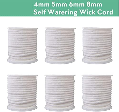 20m/65.62 Feet Self Watering Wick Cord, for Self-Watering Planter Pot DIY Vacation Automatic Watering Device System (Size : 8mmx20m) - Image 4