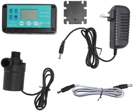 Solar Water Pump Kit with Flow Adjustable Timing for Rural Irrigation and Pool Circulation - 100-240V US Plug - Solar Powered System for Drinking Water Supply and Treatment by Klanata