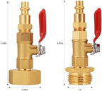 RV Winterization Blowout Adapter Kit with Shut Off Valve,blowout plug-8Pcs - Image 2