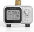 [All-New 2027] 2 Zone Ball Valve Sprinkler Timer Brass Inlet, Low-Pressure Starts at Zero Pressure, Unistyle Water Timer for Garden Hose, Rain Delay, Manual Control, Automatic Irrigation Hose Timers by Unistyle