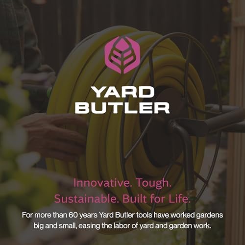 Yard Butler Hose Reel, 180 Degree Swivel, Wall Mount, 100-Foot Hose - Image 7