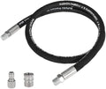 Pressure Washer Whip Hose Power Washer Jumper Hose for Pressure Washing with Steel Connector 3/8 Inch NPT Quick Connect Plug Hose Reel Connector Hose, 4000 PSI, 8FT, 1PCS by NuFlySic