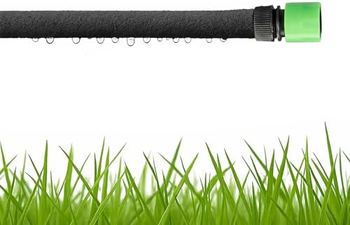 Relaxdays Drip Irrigation Hose, 30m, for Watering, Percolation, Ready-to-Use Drip, Raised Bed & Hedge, Gardening, Black - Image 2