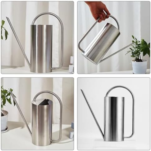 Watering Can Long Spout for Plants Stainless Steel 1.5l - Image 7