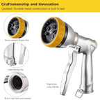 FANHAO Metal Garden Hose Nozzle Heavy Duty, 7 Adjustable Spray Patterns - Image 3