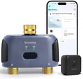2 Zones WiFi Water Timer Brass Inlet and Outlet, Sprinkler Timer for Garden Hose, APP Remote Control WiFi Hose Timers with Gateway, Voice Control with Alexa, Rain Delay and Manual Mode for Watering by Insoma