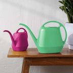 Bloem Aqua Rite 144 oz Plastic Watering Can, Long Spout, Mint Green, 2-Pack - Image 2