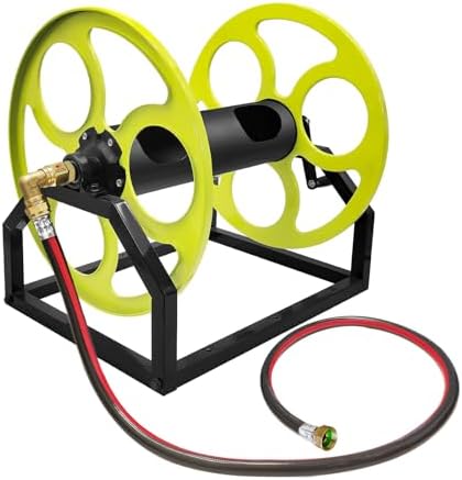 400FT Wall/Floor Mount Garden Hose Reel with Crank, for 5/8", by CXCESNS