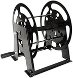 Dumble RV Extension Cord Reel Stand - 50-100ft Black Steel RV Electrical Cord Roll Up or Camper Hose Organizer Spool by Dumble
