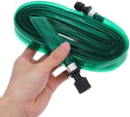 GALPADA Flat Soaker Sprinkler Hose 15m Pvc Garden Watering Hose with Perforations for Farm Irrigation and Yard Cooling - Image 3