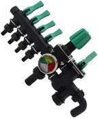 Pwshymi Hose Splitter 4 Way Multifunction Water Manifold with Pressure Gauge for Garden and Farm Use Durable and Easy Installation - Image 5