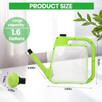 1.59 Gal Green Clear Plastic Foldable Watering Can - Image 2
