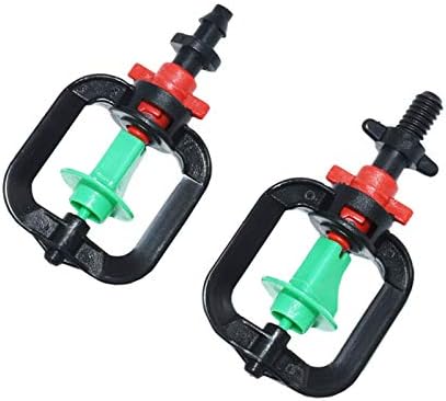 Garden Lawn Sprinkler Irrigation System Microjet Greenhouse Hanging Rotating Micro Nozzle with Barbed 1/4(1 I 4 Barbed) - Image 2