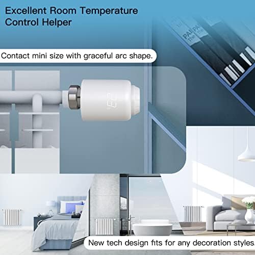 Smart Radiator Valve - WiFi Thermostatic Radiator Valve Controller with Timing Function, Wireless Thermostat for Temperature Control of Home Heating System - Image 7