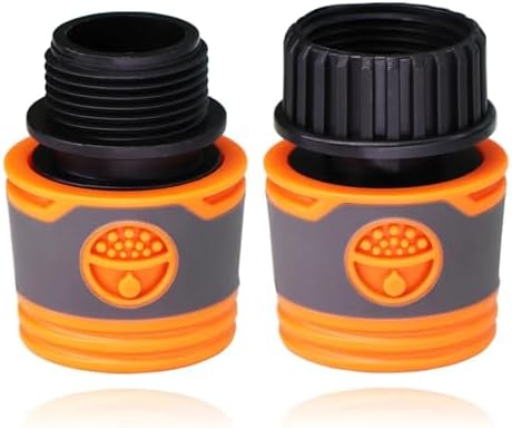 6PCS Water Hose Quick Connectors with Shut Off Valve for Garden Irrigation System - Image 6