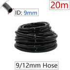 Garden supplies Garden Watering Hose 4/7mm 8/11mm 9/12mm PVC Micro Irrigation Pipe Drip Irrigation Tubing Sprinkler for Lawn Balcony Nozzle(Dark Grey) - Image 2