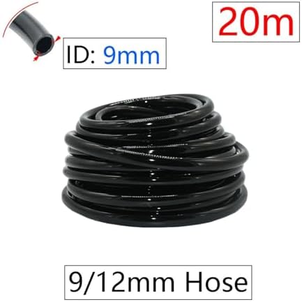 Garden supplies Garden Watering Hose 4/7mm 8/11mm 9/12mm PVC Micro Irrigation Pipe Drip Irrigation Tubing Sprinkler for Lawn Balcony Nozzle(Dark Grey) - Image 2