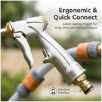 Metal High-Pressure Wash Gun, Adjustable Nozzle, Quick Connect Accessories, Used For Outdoor Watering And Washing(2) - Image 4