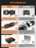 TIROL 200PCS Plastic Quick Connect Hose Fittings Straight Air Hose Fittings - Image 6