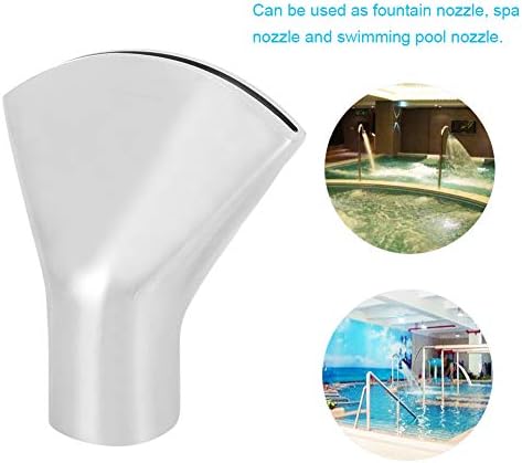 Directional Fan Shaped Fountain Nozzle, Flat Duck Bill Fountain Head, Sprinkler Spray Head for SPA Swimming Pool Garden Pond (1in DN25) - Image 4