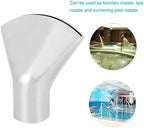 Directional Fan Shaped Fountain Nozzle, Flat Duck Bill Fountain Head, Sprinkler Spray Head for SPA Swimming Pool Garden Pond (1in DN25) - Image 4