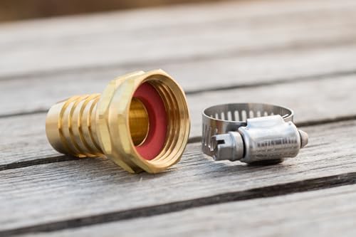 100-Pack Heavy-Duty 3/4-in. Brass Coupling with Stainless Steel Clamps (Hose Repair) - Image 5