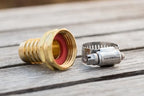 10-Pack Heavy-Duty 3/4-in. Brass Coupling with Stainless Steel Clamps (Hose Repair) - Image 5