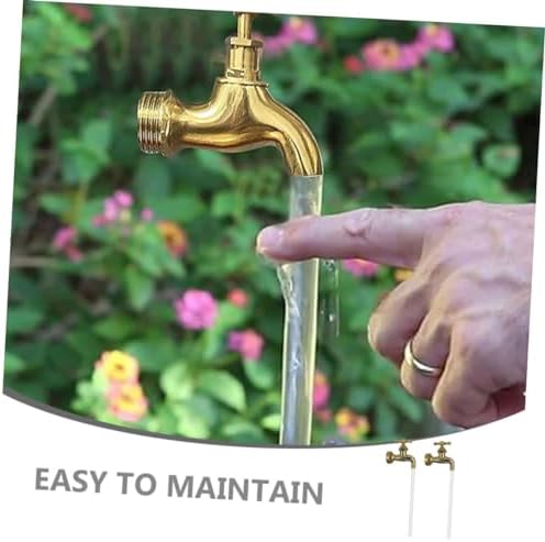 2 Sets Fountain Faucet Courtyard Decor Watering Fountain Invisible Faucet Floating Spout Garden Decor Watering Can Flow Device Ornament Outdoor Acrylic Tube Plastic - Image 2