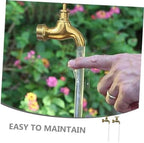 2 Sets Fountain Faucet Courtyard Decor Watering Fountain Invisible Faucet Floating Spout Garden Decor Watering Can Flow Device Ornament Outdoor Acrylic Tube Plastic - Image 2
