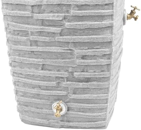 Good Ideas Impressions Riverwalk Rain Water Collection Barrel, 4 Pack - Image 7