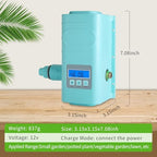Automatic drip Irrigation Sprinkler kit, LCD Display, Supporting 15 nozzles, with Multiple Installation Methods for nozzles, Automatic Watering System for Plants,with Digital Programmable Water Timer - Image 4