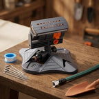 Oscillating Sprinkler with Adjustable Aluminum Riser 16 Nozzles - Image 2