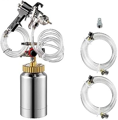 High Pressure Paint Pot 2L Tank Sprayer 1.8mm Nozzle W Spray Gun & Hose for Commercial Industrial Finishing Coating For DIY Use by Unknown