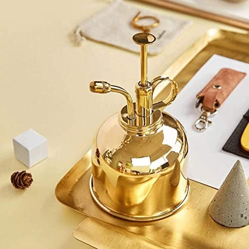 Watering Can Water Can Sprinkler Can 300ml Watering Can Retro Copper Plant Flower Watering Can Pot Spray Bottle Garden Mister Sprayer Watering Bottle Spray Bottle Watering Pot (Color : A) - Image 5