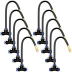 pureza Adjustable Brass Misting Nozzles with Tee, Garden Irrigation Sprayer by Unknown