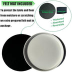 Yukfona Ceramic Plant Saucer Tray 2 Pcs 12 Inch White, 12.5" OD x11.9 ID x1.6 Deep| Fits Flower pots Bottom≤ 11.9", Heavy Duty Glazed Round Planter Drip with Catch Basin for Indoor Outdoor Plants - Image 3