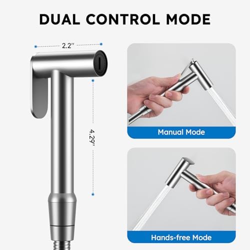 Arofa Built-in Hot and Cold Bidet Sprayer for Toilet, Hands-Free Control - Image 3