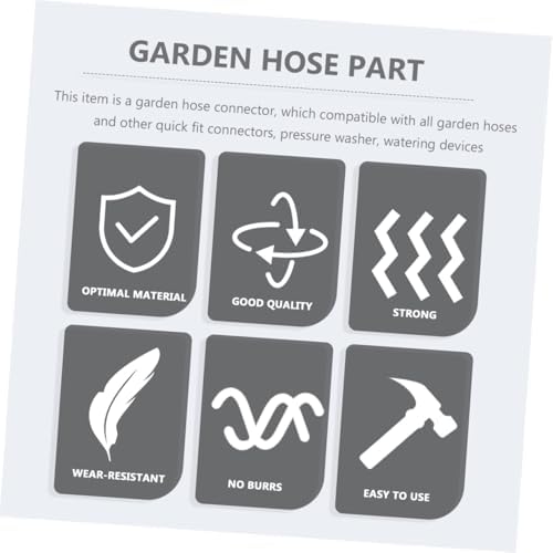 ibasenice Garden Hose Repair Kit with Male and Female Connectors 3 Sets Water Hose Connector Maintenance and Repair - Image 7