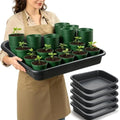 5 Pack Plant Potting Trays -23"x16.5"x4.3" Multifunctional Garden Tidy Tray by RooTrimmer