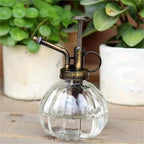 KeuLen Empty Glass Spray Bottle, Handheld Plant Mister Water Sprayer with Fine Mist, Vintage Retro Style for Indoor Plants (1 PC)(Blue) - Image 7