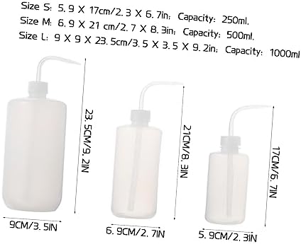 Mobestech 12pcs Squeeze Bottle for Plants Watering Can Ketchup Squeeze Bottle Portable White - Image 6
