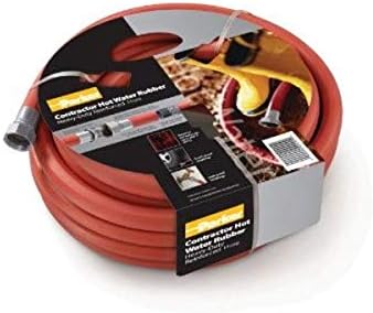 Parker Hannifin HWR5850 Rubber Cover HWR Premium Hot Water Hose Assembly, Red, 50' Length, 0.625" ID by Unknown