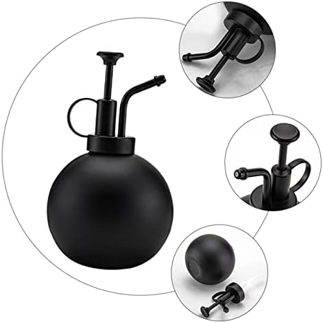 Watering Can Black Xmas 500ml Stainless Steel for Flowers and Plants - Image 3