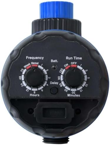 Dual Outlet Programmable Water Timer with 2 Independent Valves, Automatic Garden Irrigation Controller for Lawn and Yard, Watering System for Sprinkler Drip Systems - Image 2