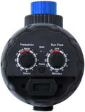 Automatic Garden Water Timer, Single Outlet Programmable Irrigation Controller with Matte Black Finish, Waterproof ABS Digital Hose Faucet Timer for Lawn and Yard Care by Unknown