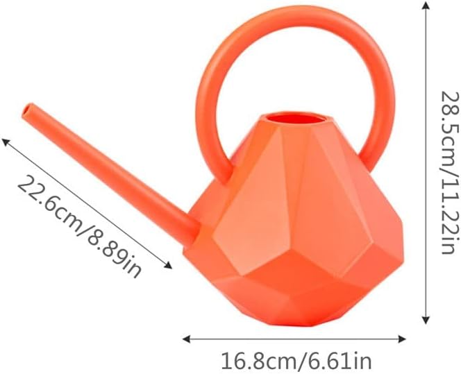 Can Garden Watering Pot Rhombus Bottle for Indoor Outdoor Plants Long Spout Design Plant to - Image 2