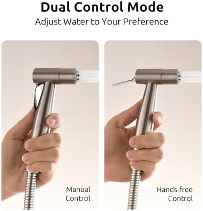 Arofa Hands-Free Bidet Sprayer, Dual Control Mode Bidet Attachment - Image 2
