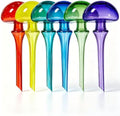 6 Pack Mushroom‑Shaped Glass Self‑Watering Balls, Decorative Automatic Plant Waterers, Slow‑Release Irrigation Bulbs for Indoor Outdoor Houseplants, Up to 5 Days Water Supply by Unknown