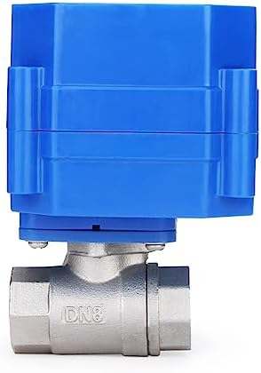 U.S. Solid 1/4 in Motorized Ball Valve NSF Certified 304 Stainless Steel Normally Closed 9-24V DC 5-Wire Full Port IP65 Electric Actuated Valve - Image 4