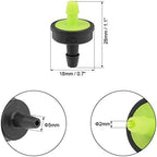 uxcell Pressure Compensating Dripper 8GPH 30L/H Emitter for Garden Lawn Drip Irrigation with Barbed Hose Connector Plastic Green 20pcs (Pack of 4) - Image 2